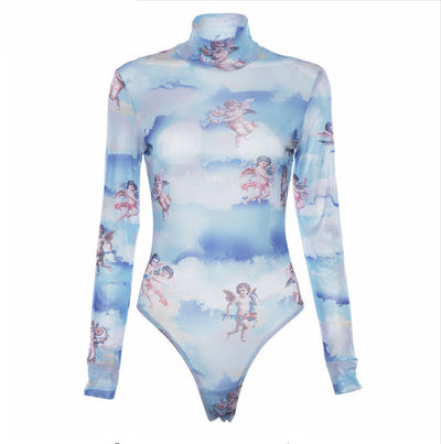 Jumpsuit Estampado Cupid con Cuello Redondo - Image 6