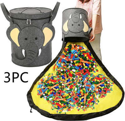 Bolsa de Almacenamiento 2 en 1 con Tapete de Juego y Cordón - Image 15
