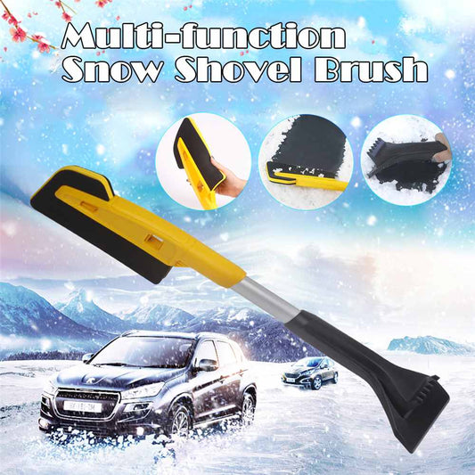 Pala de Nieve EVA Multifuncional con Mango Extensible - Herramienta Descongelante 2 en 1