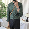 Camisa Manga Larga Slim Fit Color Sólido para Hombre