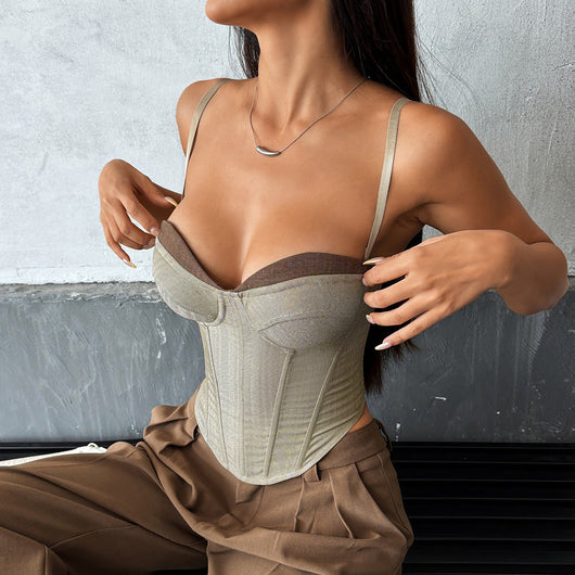 Camiseta Acolchada con Patrón Espiga para Mujer - Image 12