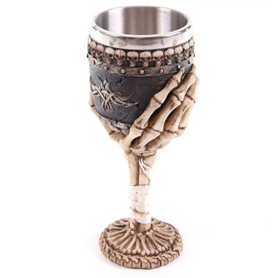 Cáliz Decorativo con Calavera - Copas de Vino Góticas para el Hogar - Image 11