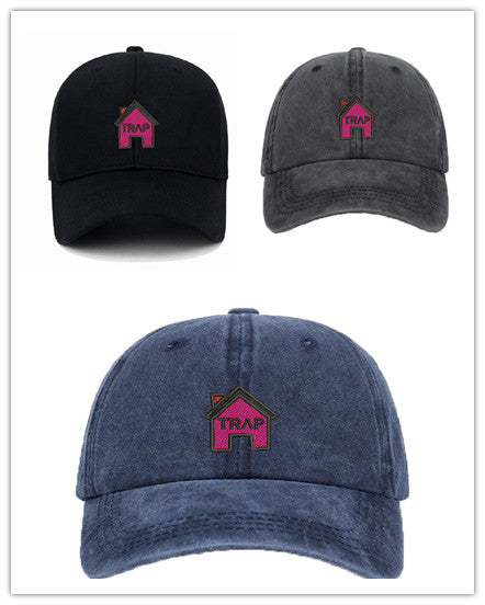 Gorra de Béisbol de Algodón Lavado con Bordado Trap House - Image 8