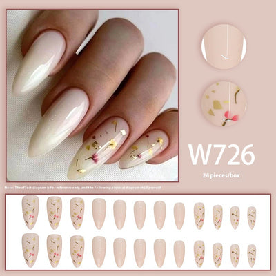 Parches de Uñas Dorado Retro con Fragmentos de Lámina - Armor Fashion - Image 2