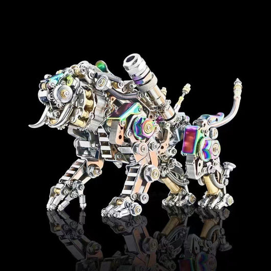 Lámpara Garra de Dragón Tigre Mecánica - Modelo 3D Acero Inoxidable - Image 7