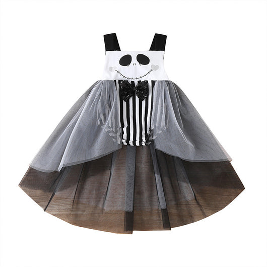 Vestido de Halloween Infantil Tul Europeo Elegante - Image 4