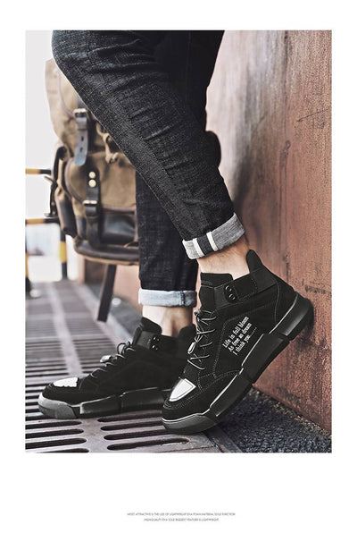 Zapatillas Deportivas Retro Británicas con Alzas Invisibles para Hombre - Image 18