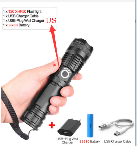Linterna LED Zoom P50 con Carga USB - Image 58