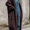 Cardigan Suelto de Lino y Algodón para Otoño e Invierno - Estilo Artístico Versátil