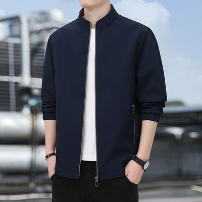 Chaqueta Casual Ejecutiva con Cuello Alzado Ligera para Hombre - Image 8