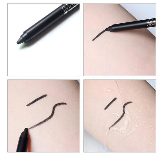 Delineador Líquido Impermeable Negro con Sacapuntas - Kit Completo de Maquillaje - Image 5