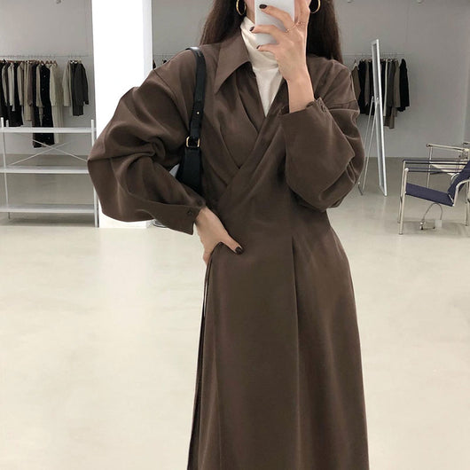 Vestido Camisero Manga Larga Versátil - Image 12