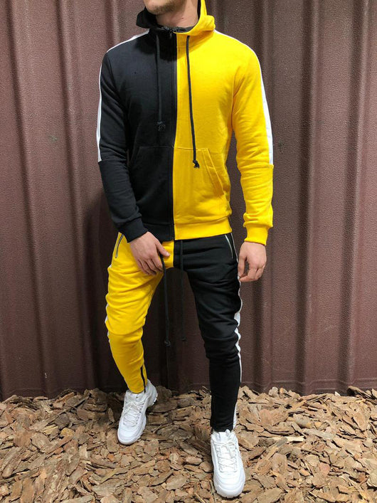 Conjunto Deportivo de Dos Piezas con Capucha y Contraste - Image 7