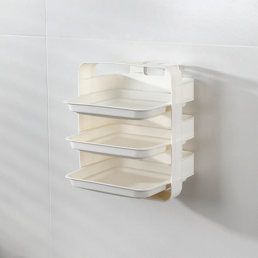 Repisa Flotante de Cocina Montada en Pared - Organizador Multifuncional - Image 14