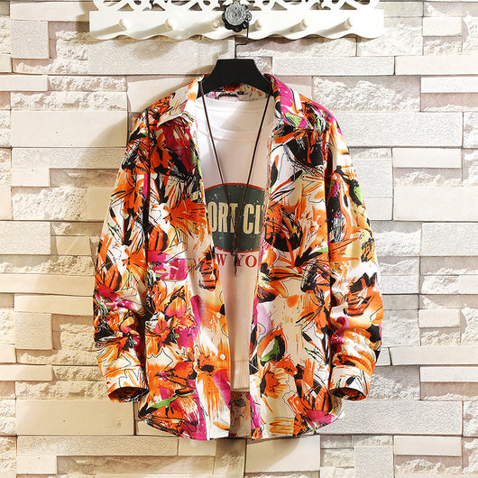 Camisa de Manga Larga con Colores Tendencia para Jóvenes - Image 22