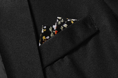 Saco de Negocio Hombre Corte Relajado Solapa Simple - Image 21