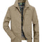 Chaqueta de Algodón para Hombre con Cuello Tipo Solapa