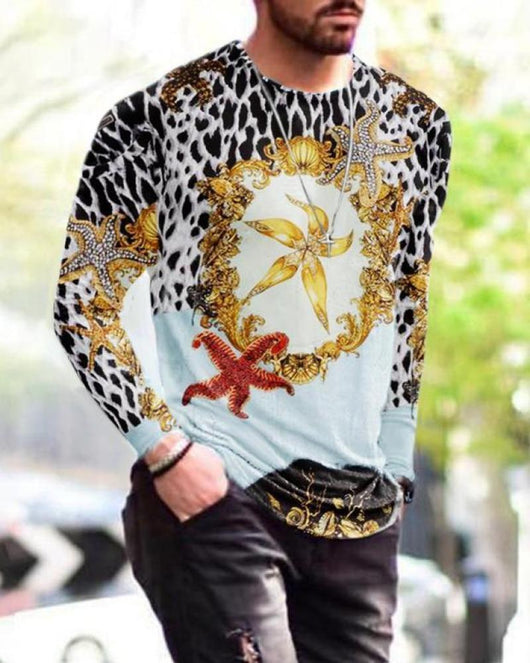 Camiseta Hombre Cuello Redondo Ajustada con Estampado de Letras - Image 10