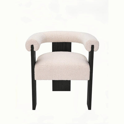Silla Minimalista con Respaldo Creativo Estilo Francés - Image 11