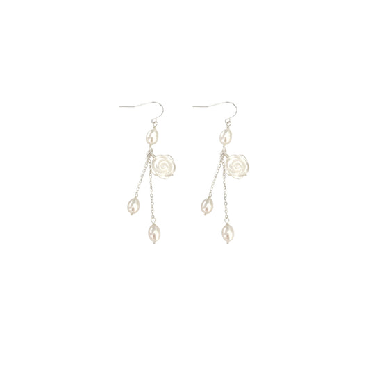 Aretes de Perla de Agua Dulce Camelia Elegantes - Image 5