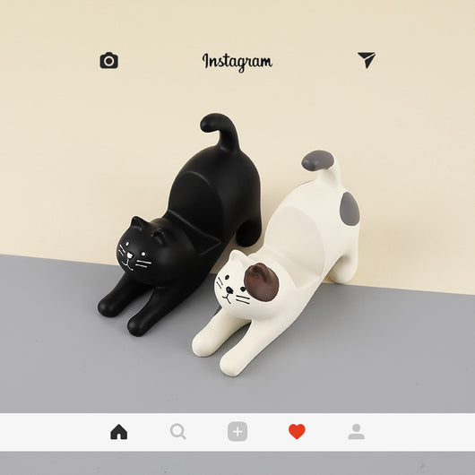 Soporte para TV con Diseño de Gato Estirándose - Image 4