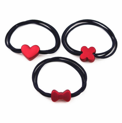 Cuerda para cabello con anillo elástico