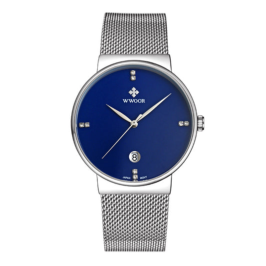 Reloj de Hombre WWOOR Grip Love - Cuarzo con Calendario y Resistencia al Agua