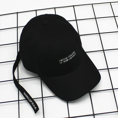 Gorra de Béisbol Estilo Coreano con Bordado de Letras y Visera Curva - Image 6