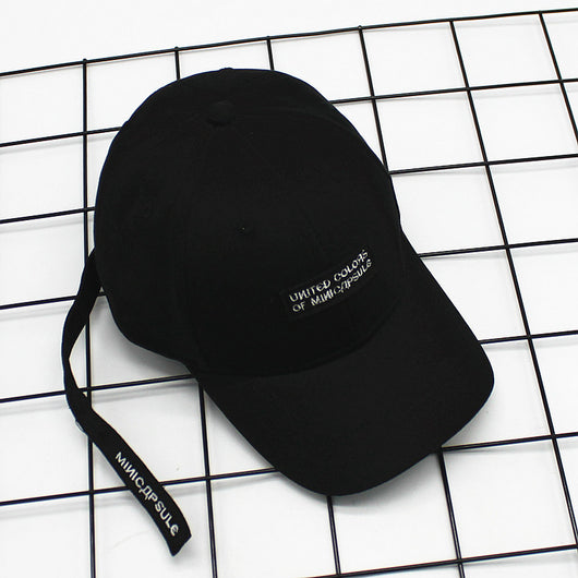 Gorra de Béisbol Estilo Coreano con Bordado de Letras y Visera Curva - Image 6