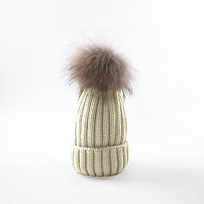 Gorro Infantil de Lana con Pompón para Otoño e Invierno - Image 13