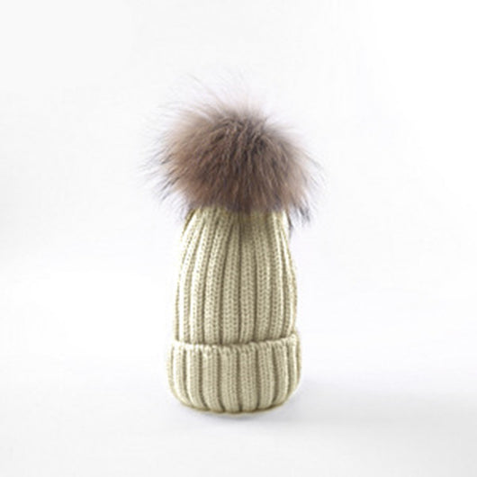 Gorro Infantil de Lana con Pompón para Otoño e Invierno - Image 13