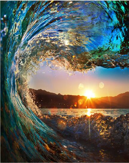 Cuadro Pintura Olas