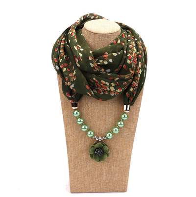 Collar Pañuelo de Gasa de Perlas - Image 19