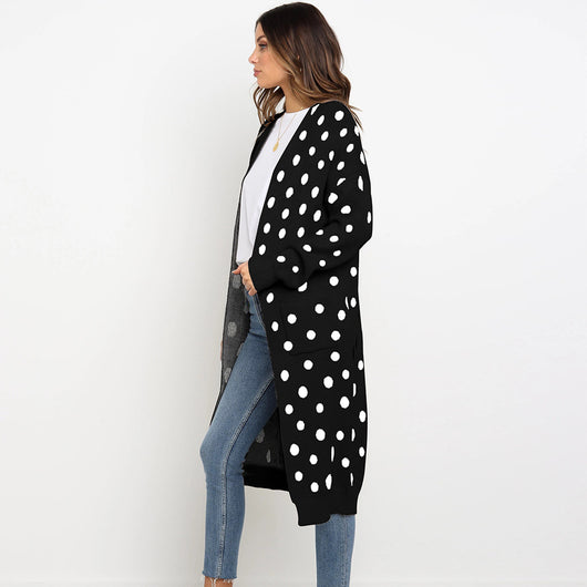 Cardigan de Leopardo para Otoño e Invierno - Suéter Tejido Elegante para Mujer - Image 6
