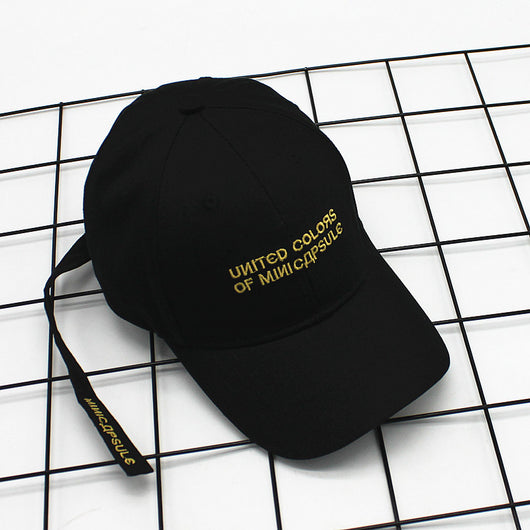 Gorra de Béisbol Estilo Coreano con Bordado de Letras y Visera Curva - Image 9