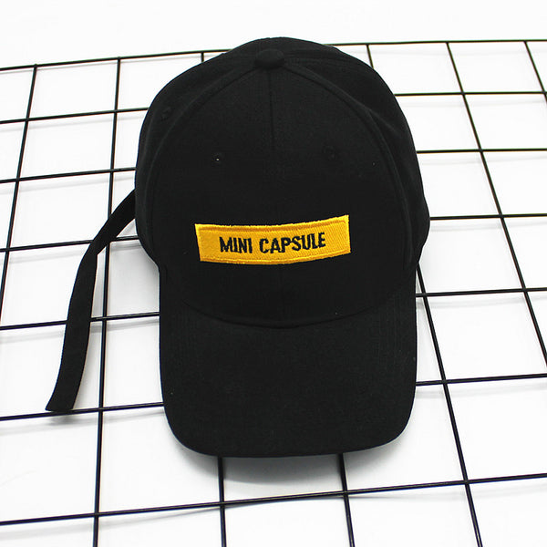 Gorra de Béisbol Estilo Coreano con Bordado de Letras y Visera Curva - Image 12
