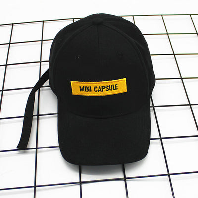 Gorra de Béisbol Estilo Coreano con Bordado de Letras y Visera Curva - Image 12