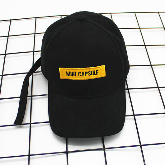 Gorra de Béisbol Estilo Coreano con Bordado de Letras y Visera Curva - Image 12