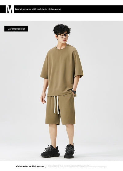 Conjunto Deportivo Hombre Verano Seda Helada Ligero Cómodo - Image 21