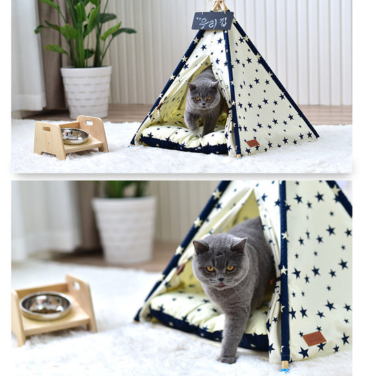 Casa Portátil Lavable para Mascotas - Cama y Juguetero para Perros y Gatos - Image 5