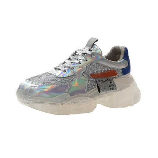 Tenis Deportivos Plataforma Jelly con Cristales de Colores - Image 2