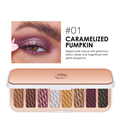 Paleta de Sombras 8 Colores con Rubor y Polvo Matificante Textura Mousse - Image 15