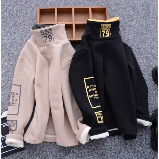 Suéter de Cuello Alto para Niños - Manga Larga Invierno - Image 3
