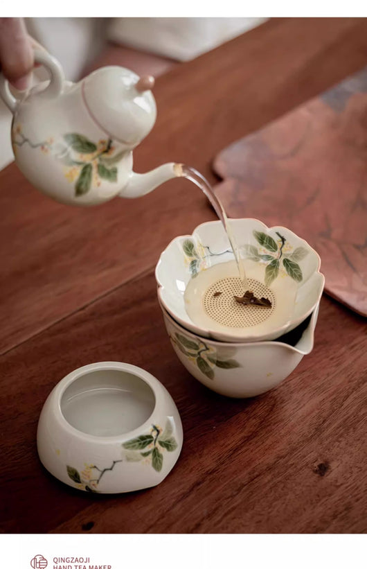 Colador de Té Cerámica Pintado a Mano - Accesorios Premium para Té de Osmanto - Image 10