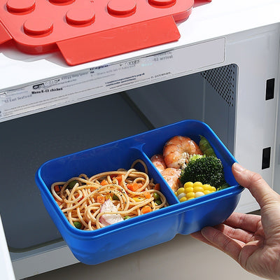 Lonchera Infantil Modular con Bloques - Bento Box Rectangular Calentable - Image 5