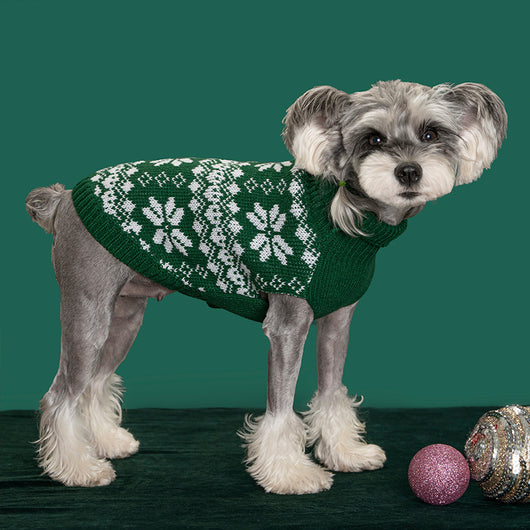 Suéter Navideño Tejido Personalizado para Mascotas - Image 3