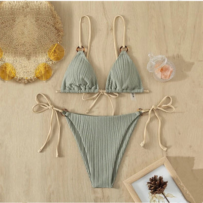 Bikini Dos Piezas Clásico con Tirantes Ajustables - Image 13