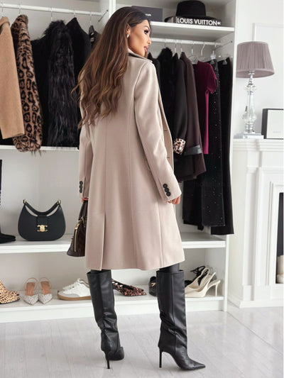 Abrigo de Lana Largo para Mujer - Elegancia Clásica de Invierno - Image 31