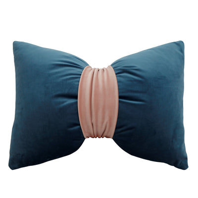 Almohada de Cintura Terciopelo con Moño Elegante - Image 8
