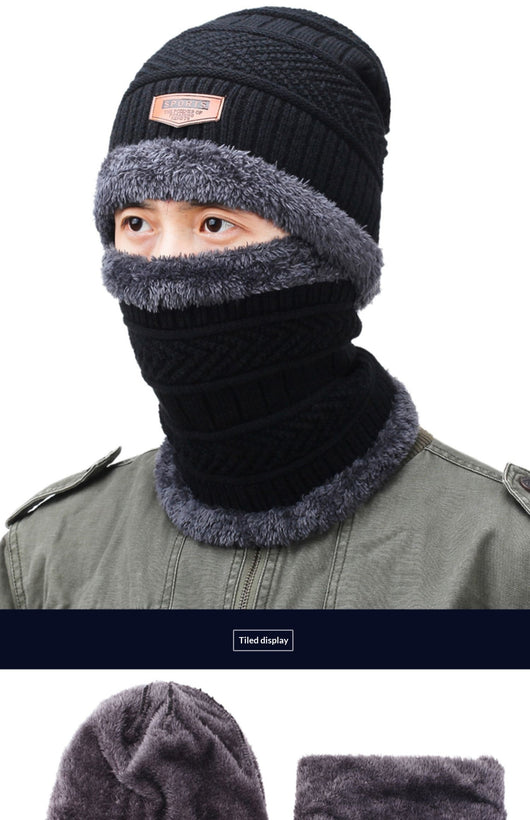 Conjunto Gorro y Bufanda Térmica para Hombre - Protección Invierno Fleece Acolchado - Image 8